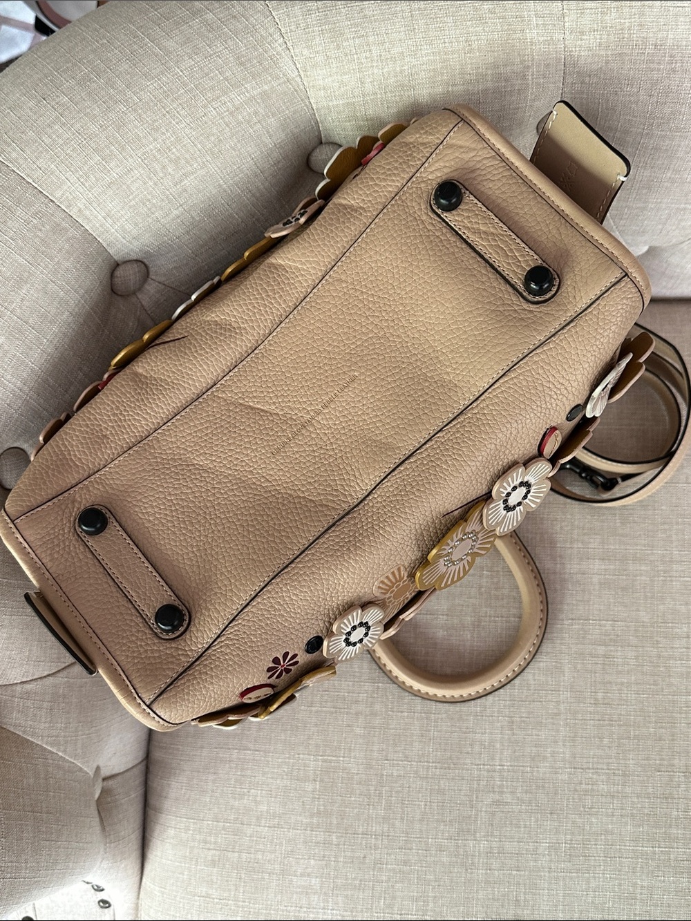 Coach 1941 Rogue 31 Bag with Tea Rose Appliqué | Beechwood - Picture 11 of 17